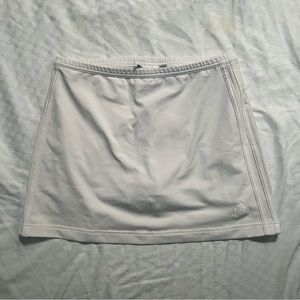 Pure White adidas skirt